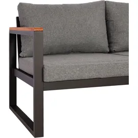 Mendler HWC-L26 Lounge-Set dunkelgrau