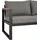 Mendler HWC-L26 Lounge-Set dunkelgrau