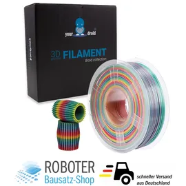 Your Droid yourDroid PETG Filament Regenbogen 1.75mm 1kg