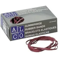 Alco Gummiband Naturkautschuk 4x130mm rot 1000g