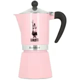 Bialetti Italienische Kaffeemaschine 6 Tassen Pastellrosa