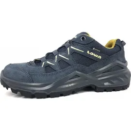 Lowa Sirkos Evo GTX Lo Herren stahlblau/senf 46,5