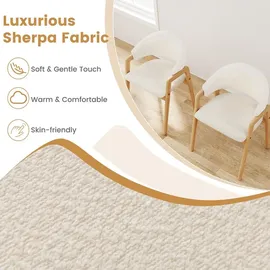 Costway 2er Set Esszimmerstühle, mit gepolstertem Sitz Holz