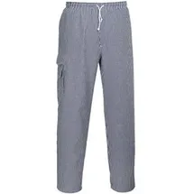 PORTWEST Kochhose Chester Farbe: Blau Karo Größe L