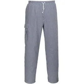 PORTWEST Kochhose Chester Farbe: Blau Karo Größe L