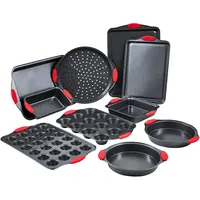 Vevor Backformen-Set 10 tlg. antihaftbeschichtete Kochgeschirrplatten und -bleche Karbonstahl,