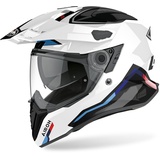 Airoh Commander Factor Motocross Helm (White,XL (61/62))