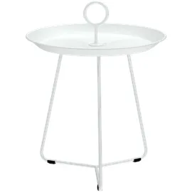 Houe Beistelltisch Ø 45 x 57,5 cm Weiß/Grau