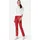 Ricano Lederhose Low Cut rot M