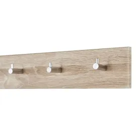 Sconto Wandgarderobe ¦ holzfarben ¦ MDF-Platte,Metall ¦ Maße (cm): B: 57 H: 8 T: 5.0