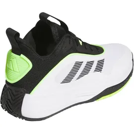 adidas Own The Game 3 Mid-Top Basketballschuhe Herren JS2173 - cloud white/core black/lucid lemon 46 2/3