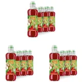 FruchtTiger Bio Apfel-Kirsch (6 x 0,33l) - reiner Saft und stilles Wasser, ohne Zuckerzusatz und Süßungsmittel, Bio-Qualität, fruchtig und natürlich, ideal für unterwegs (Packung mit 3)