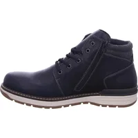 Rieker Herren 39450 Schnürstiefel, Schwarz, 44
