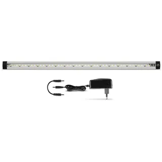 REV Ritter REV Unterbauleuchte TS - LED Schrankbeleuchtung mit Sensor, 30.000h, 5,5W, 580lm, 500 x 25 x 10 mm, silber