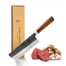 heritedge viet crafts Rua Classic Gemüsemesser 17 cm Handgefertigt Tamarindenholz-Griff