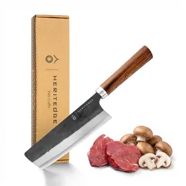 heritedge viet crafts Rua Classic Gemüsemesser 17 cm Handgefertigt Tamarindenholz-Griff