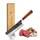 heritedge viet crafts Rua Classic Gemüsemesser 17 cm Handgefertigt Tamarindenholz-Griff
