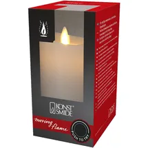 Konstsmide LED Echtwachskerze 14 cm cremeweiß