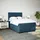 vidaXL Boxspringbett 140 x 200 cm Blau
