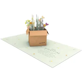 Grafik-Werkstatt Grafik Werkstatt |Pretty Pop-Up Karte | dreidimensional | Zum Geburtstag