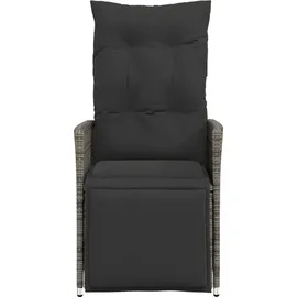 vidaXL Gartensessel 59 x 59 x 92 cm grau