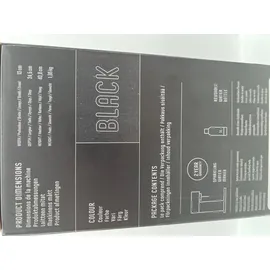 MySoda Wassersprudler Set schwarz + 1L Quick-Lock Flasche + CO2-Zylinder