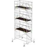 MUNK Rollgerüst SG 1,35 x 3,0 m mit Fahrbalken und Doppel-Plattform Plattform