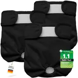 Alpenstern® Wiederverwendbare Hundewindeln für Hündinnen (3 Stück) Waschbare Läufigkeitshose für Hündinnen bei Inkontinenz & Läufigkeit - Hundehöschen Hunde Windel - Hygienisch & Saugstarker Stoff