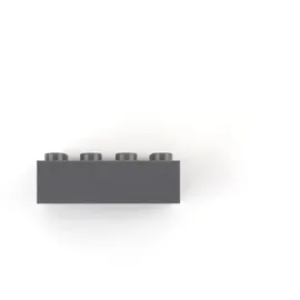 LEGO Classic 2x4 Steine Kiloware Dunkelgrau 3001