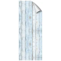 mySPOTTI Duschrückwand-Panel, fresh, Stadtpanorama, 255x100 cm - blau