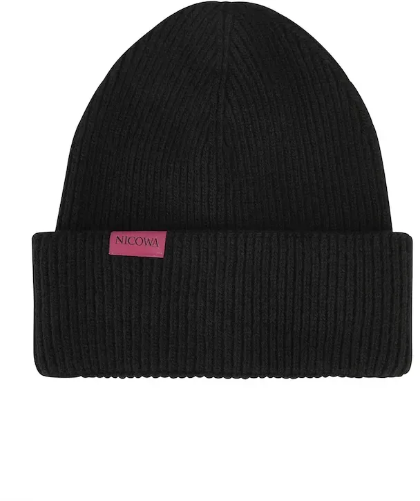 Nicowa Rippstrick-Beanie NIANI mit Krempe Mützen & Caps   Damen 