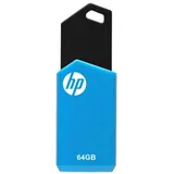 HP v150w 64 GB, USB 2.0, USB-A), USB Stick, Blau