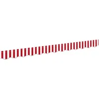 VidaXL Markisenborte für 2,5 m Rahmen Rot und Weiß