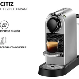 Krups Nespresso New CitiZ XN 741B silber