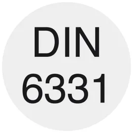 AMF Sechskantmutter DIN 6331 M 18 x 2,5 Stahl blank geschmiedet