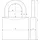 ABUS Vorhangschloss 37/55 B/SB