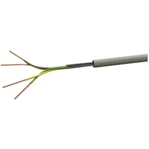 VOKA Kabelwerk LiYY Steuerleitung 4 x 0.14 mm2 Grau (RAL 7001) LIYY4X14 100m