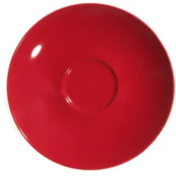 FLIRT by R&B Kaffee-Untertasse Doppio 16cm rot  6 Stück