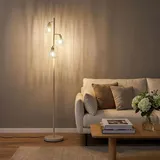 Stehlampe Stehleuchte Wohnzimmerlampe Leselampe Käfig 3 flammig LED H 161 cm