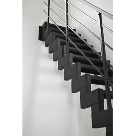 Minka Raumspartreppe Modulario Mini 36 - 300 cm Stahl Schwarz