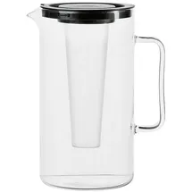 Simax Krug mit Eiseinsatz, Kunstoffdeckel, schwarz, 2,00 Liter