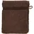 Waschhandschuh 16 x 22 cm braun