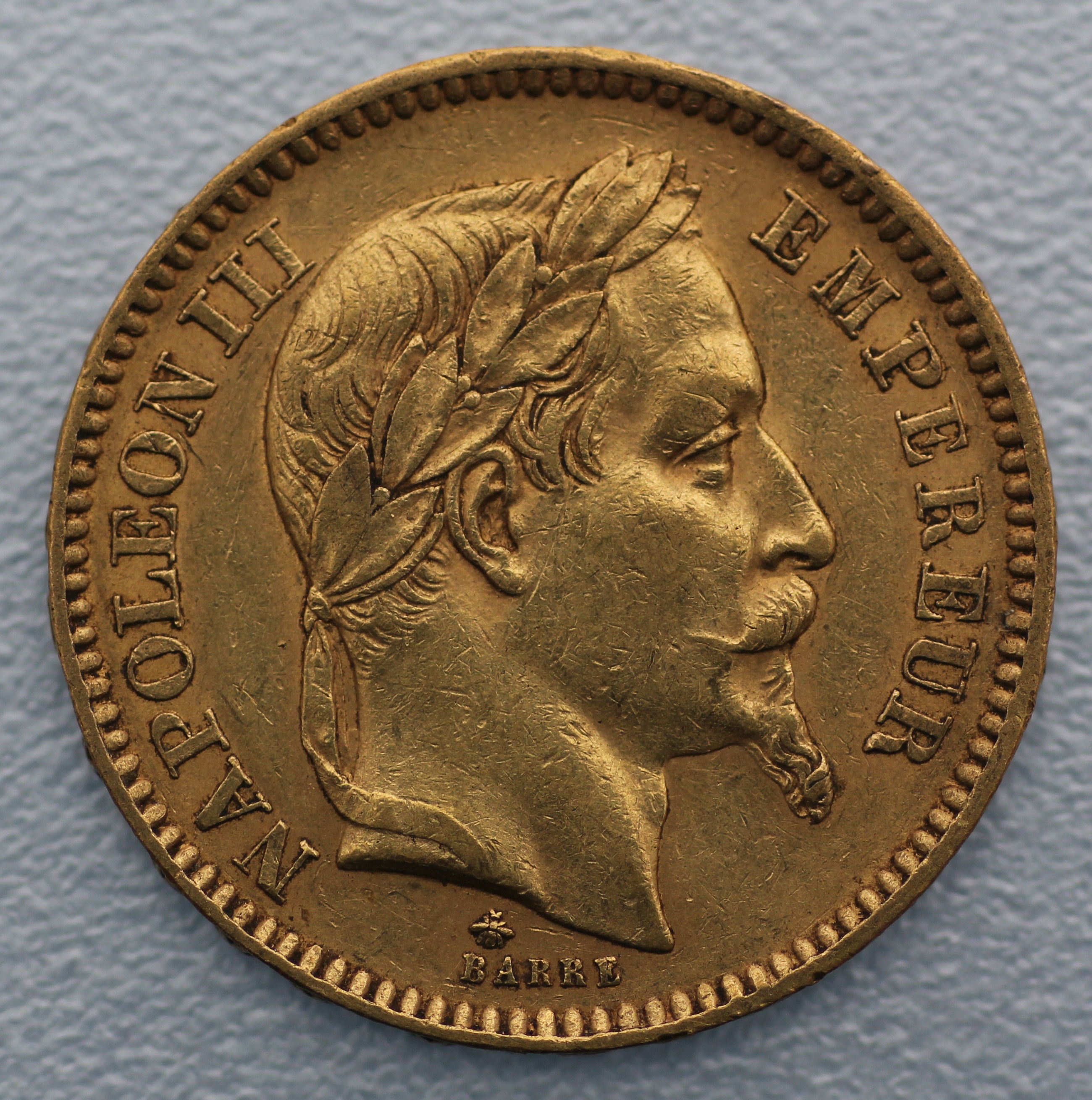 Goldmünze 20 Francs/Napoleon III. (Frankreich)