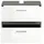 VCM Waschbeckenunterschrank 2 Schubladen 40 x 55 cm Grau/Weiß hochglanz