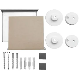 tecuro Druckknopf-Spiegelbefestigung, unsichtbar