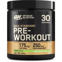 Optimum Nutrition Gold Standard Pre-Workout Green Apple Pulver 330 g