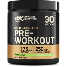 Optimum Nutrition Gold Standard Pre-Workout Green Apple Pulver 330 g