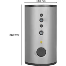 Evenes Warmwasserspeicher DSFI 1000 931 l