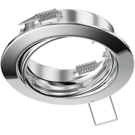 ledscom.de Deckeneinbaurahmen rund chrom glänzend