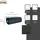 DAPRONA Wandanschlussband 3D 5m x 29cm selbstklebend Anthrazit